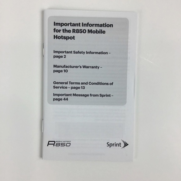 Sprint T-Mobile R850 Mobile Hotspot - Picture 14 of 14
